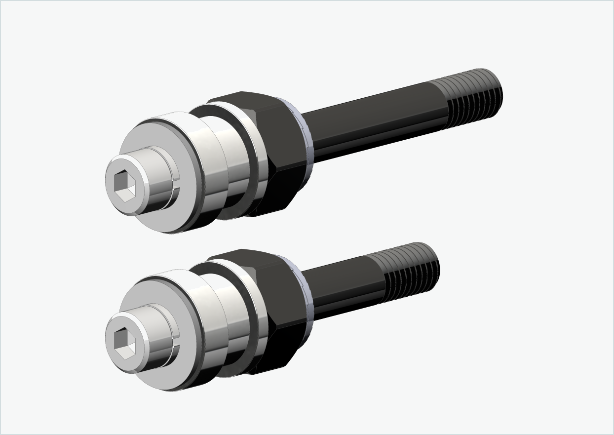 BOB YAK / IBEX juego de adaptadores de rosca (30mm/42mm) | para Rohloff Speedhub 500-14 / A12