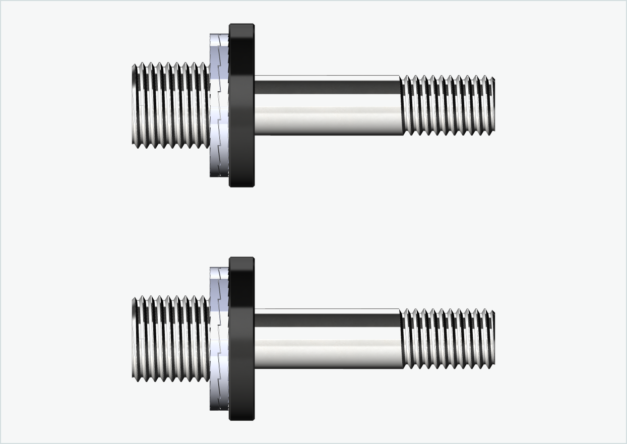 Juego de adaptadores de rosca Burley COHO XC (30mm/30mm) | para Rohloff Speedhub 500-14 / A12
