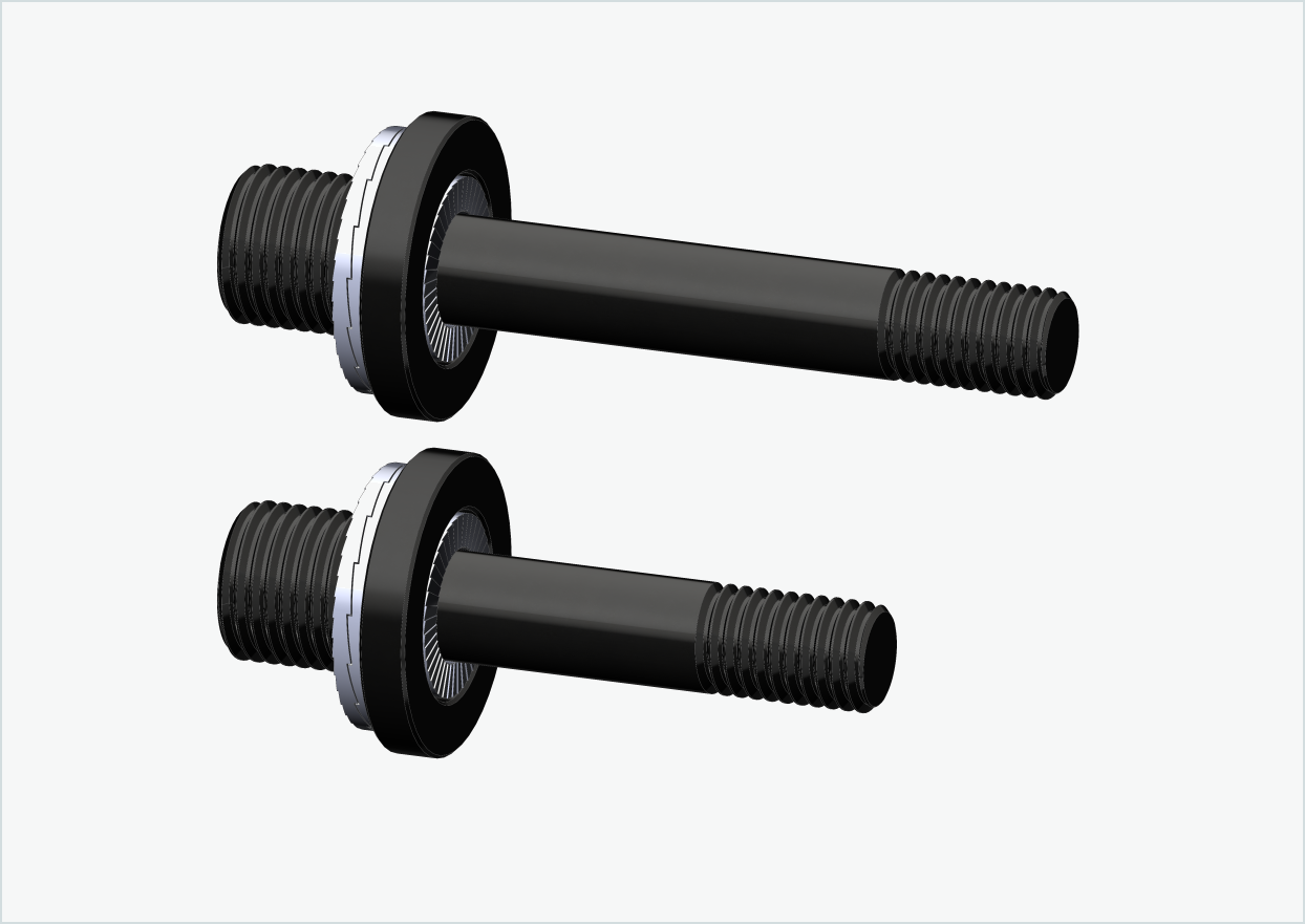 Juego de adaptadores de rosca Burley COHO XC (30mm/42mm) | para Rohloff Speedhub 500-14 / A12