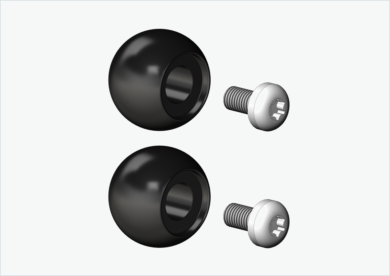 Juego de bolas de repuesto para Burley COHO XC