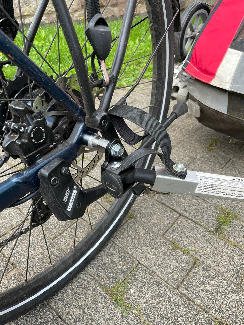 Adaptador universal para motor HYENA-HRN | apto para Thule, Qeridoo, Burley, Prophete, Hamax, Trixie y muchos más